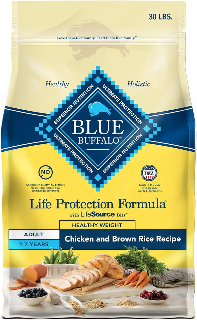 Blue Buffalo Healthy Weight Dog Food, Ideal Weight Support, Chicken & Brown Rice My Store