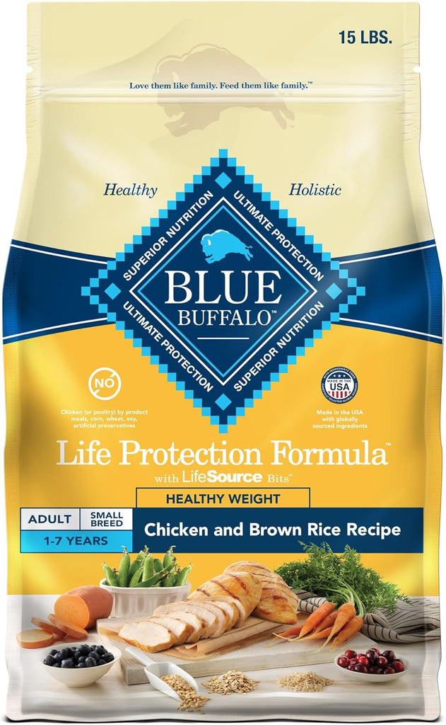 Blue Buffalo Healthy Weight Small Breed Dog Food, Ideal Weight Support, Chicken & Rice My Store