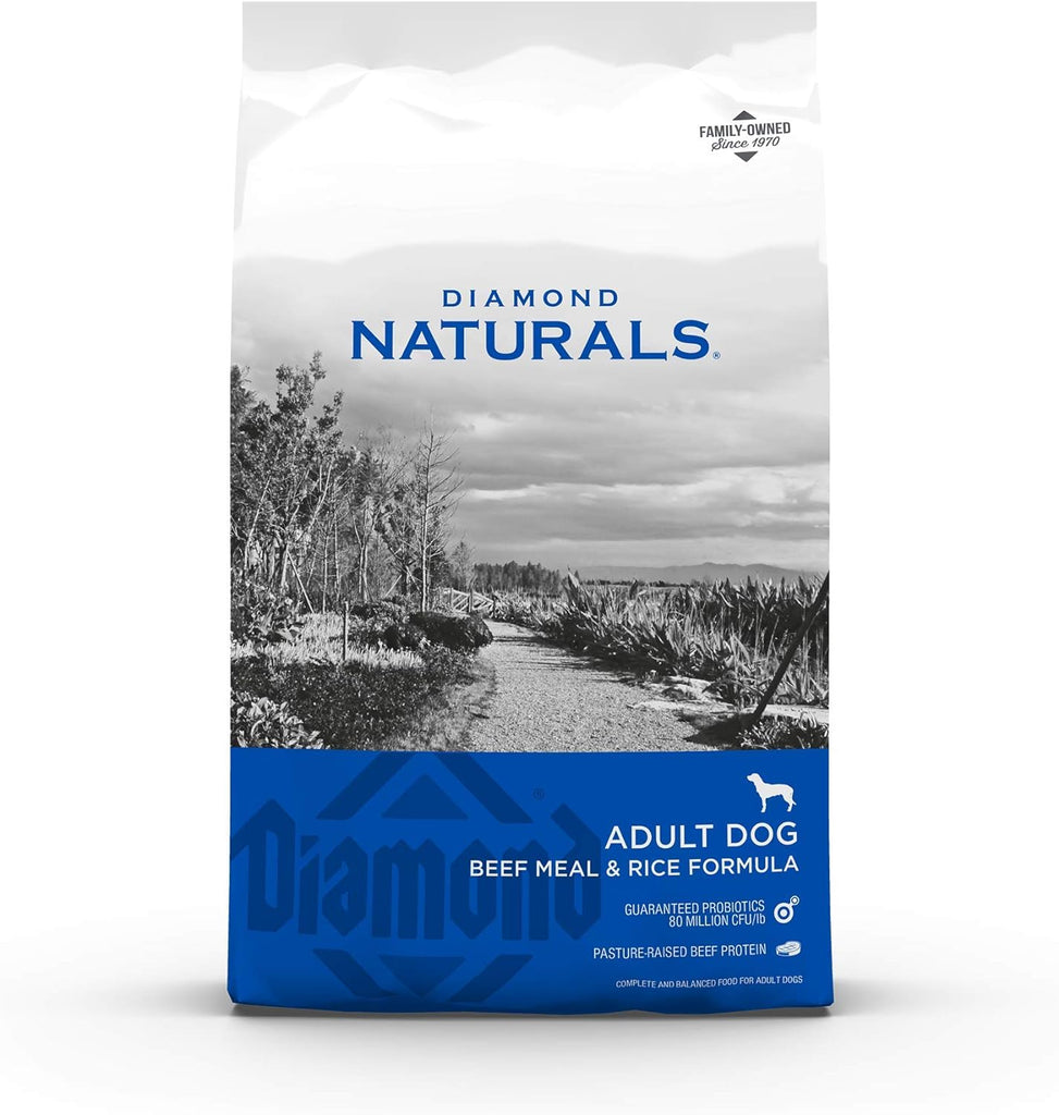 Diamond Naturals Beef & Rice Formula Dog Food, 40 lb Bag My Store