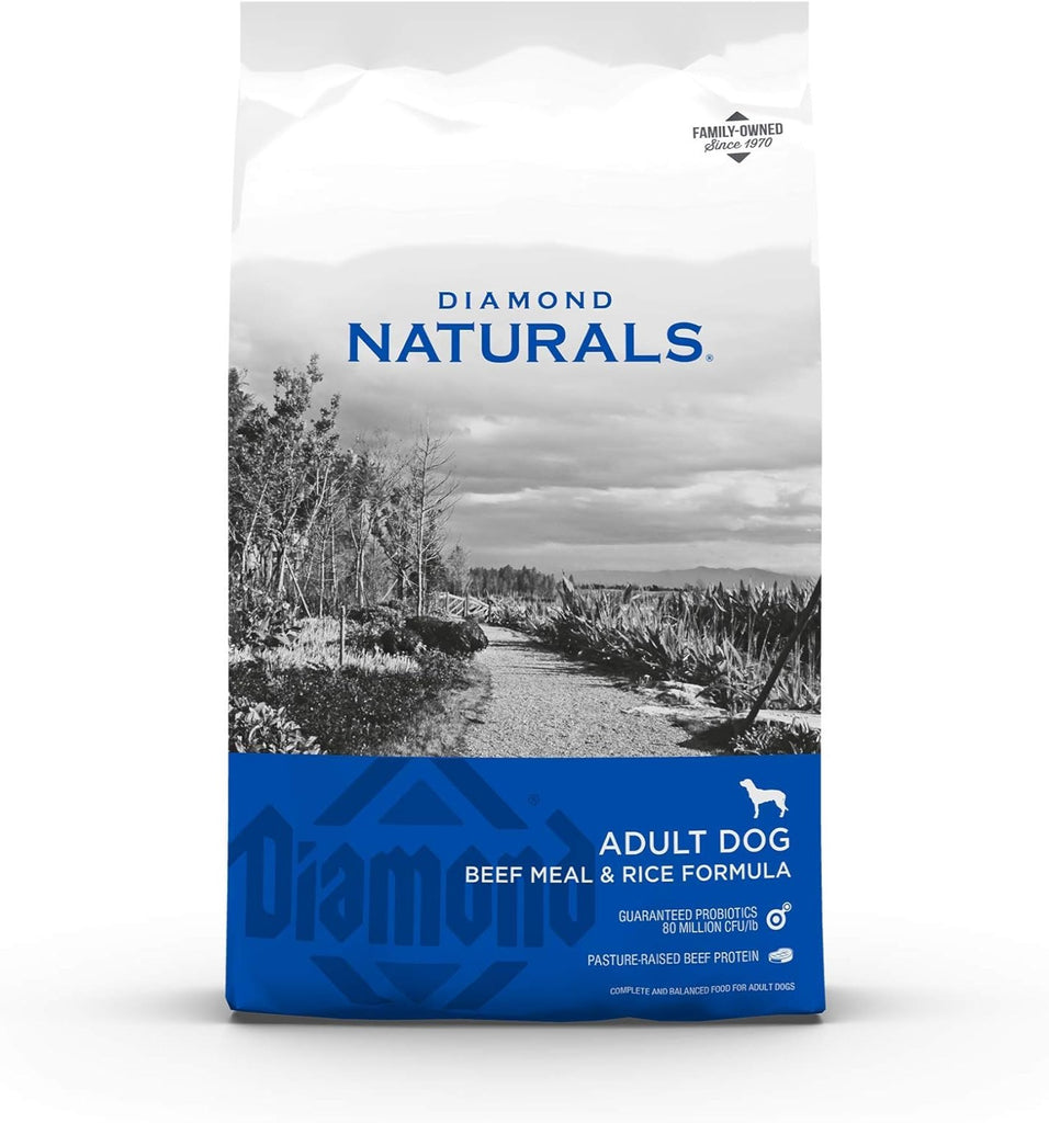 Diamond Naturals Dry Food for Adult Dog, Beef and Rice Formula, 40 LB My Store