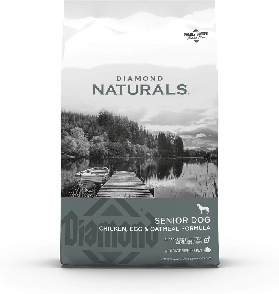 Diamond Naturals Senior Dog Food, Real Meat Recipe, Cage-Free Chicken, 35 lb Bag My Store