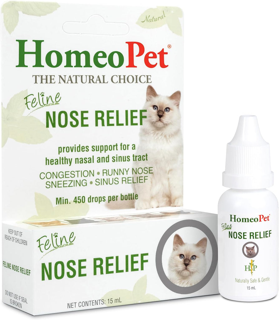 HomeoPet Feline Nasal & Sinus Relief, Natural Pet Medicine for Cats, 15ml My Store