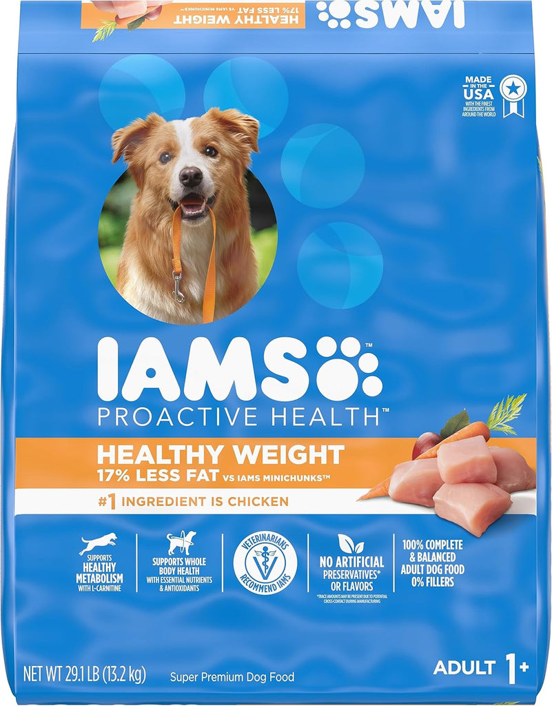 IAMS Adult Healthy Weight Control Dog Food with Real Chicken, 29.1-lb Bag My Store