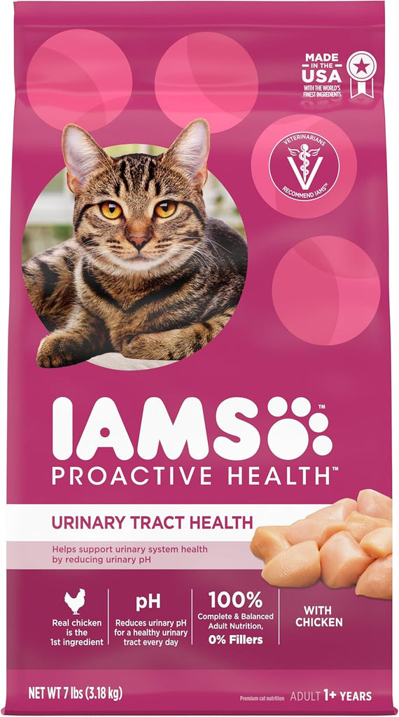 IAMS Proactive Health Adult Urinary Tract Health Dry Cat Food, Chicken - 7 lb Bag My Store