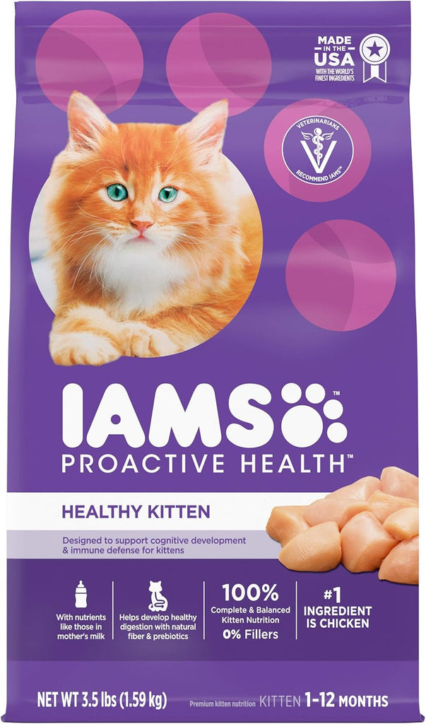 IAMS Proactive Health Healthy Kitten Dry Cat Food with Chicken - 3.5 lb Bag My Store