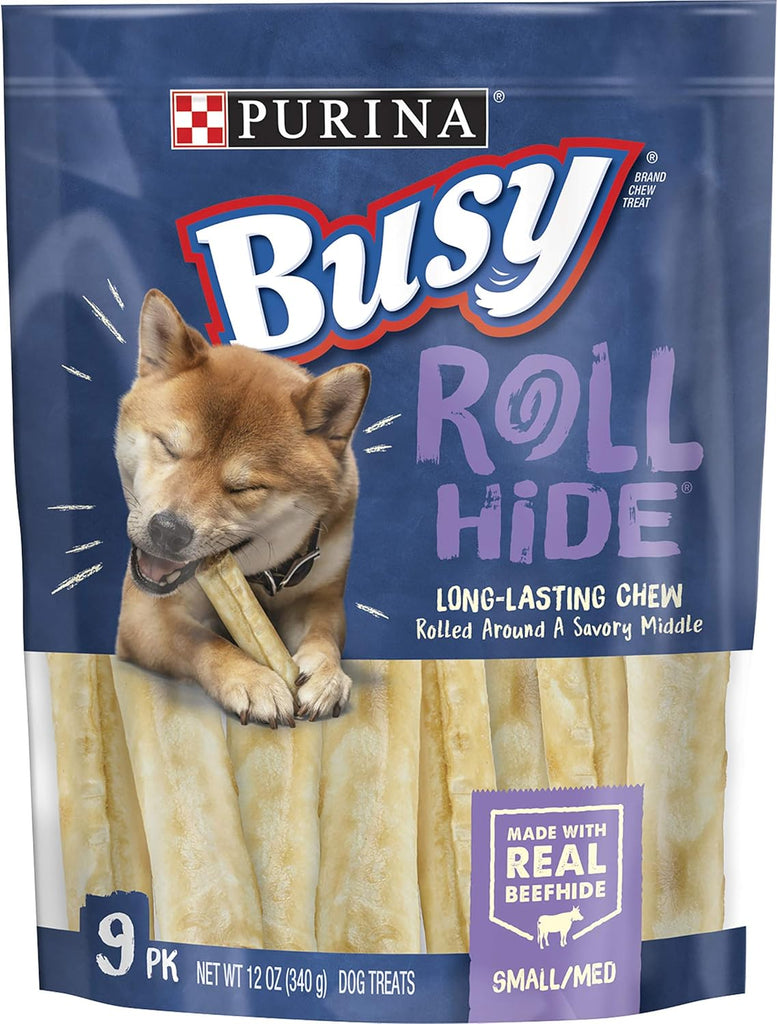 Purina Busy Rollhide Dog Bones, Small/Medium Breeds, 9 Count My Store
