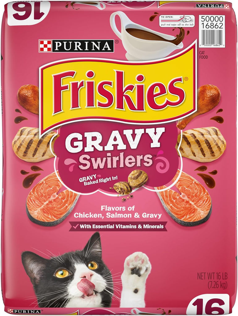 Purina Friskies Gravy Swirlers Dry Cat Food - 16 lb. Bag My Store