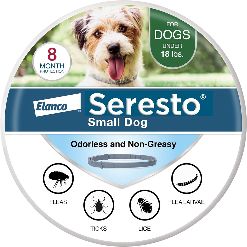 Seresto Flea & Tick Collar for Small Dogs Under 18 lbs, 8-Month Vet Protection My Store