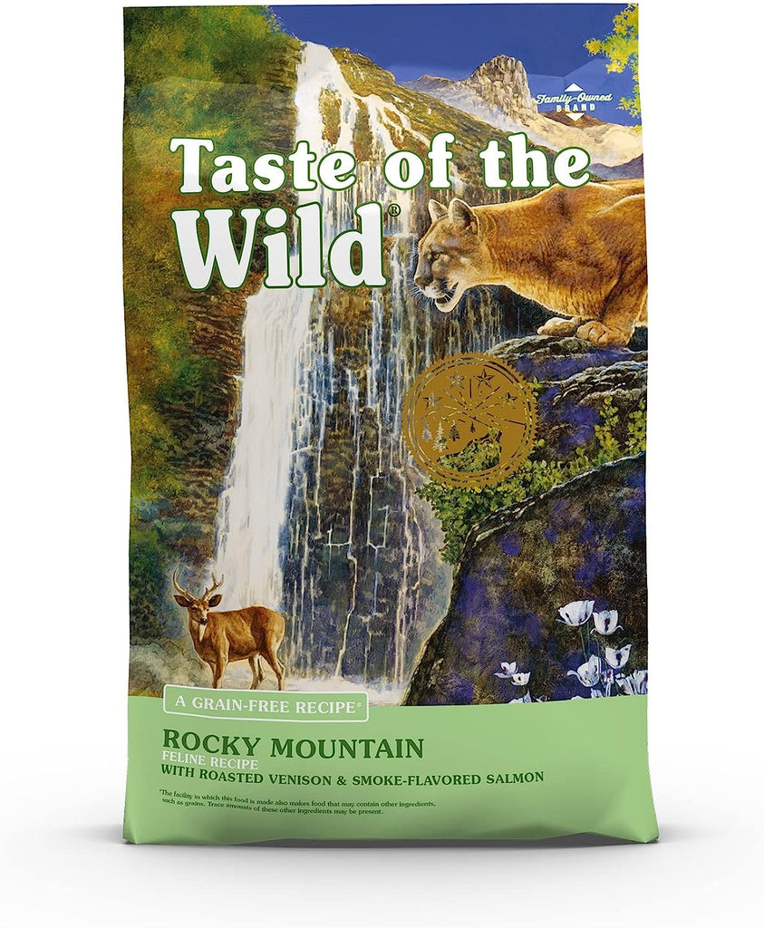 Taste Of The Wild Rocky Mountain Grain-Free Dry Cat Food With Roasted Venison & Smoke-Flavored Salmon 14lb My Store