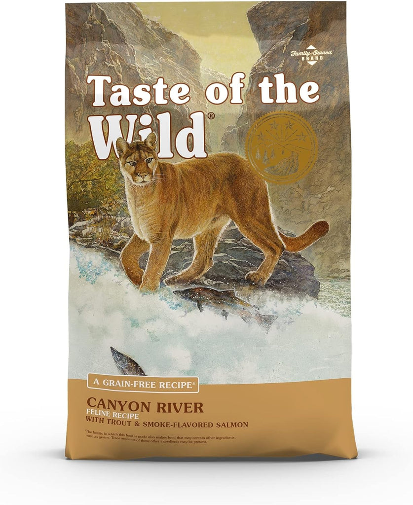 Taste of the Wild Canyon River Grain-Free Dry Cat Food, Trout & Salmon - 5 lb Bag My Store