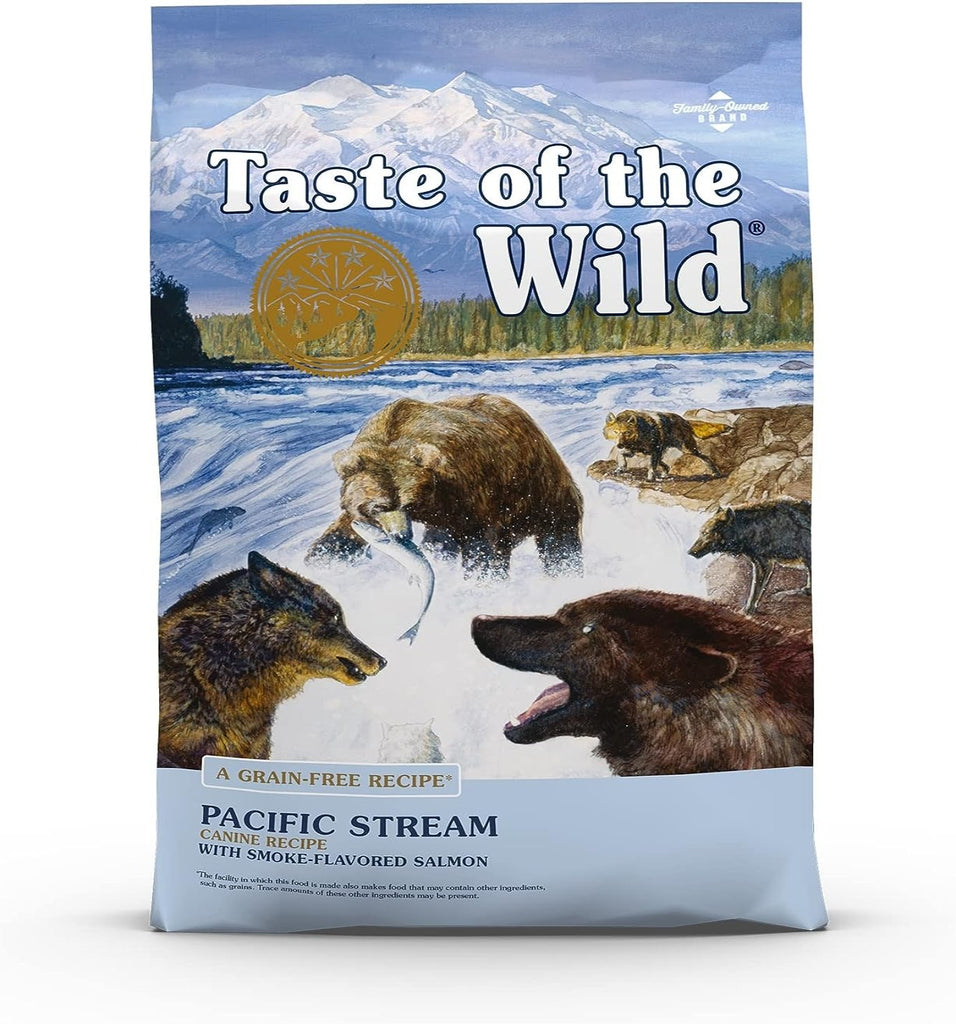 Taste of the Wild Pacific Stream Grain-Free Dry Dog Food with Smoke-Flavored Salmon 28 LB My Store