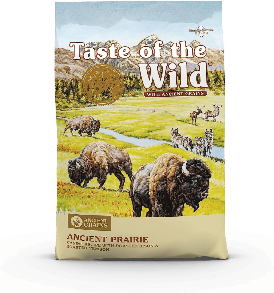 Taste of the Wild with Ancient Grains, Recipe with Roasted Bison and Venison Dry Dog Food, Made with High Protein from Real Meat and Guaranteed Nutrients and Probiotics 28 LB My Store