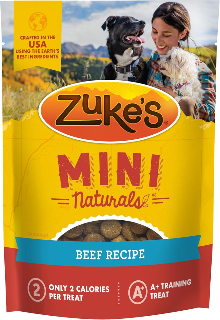 Zuke’s Mini Naturals Soft Beef Dog Treats for Training, 6-oz Bag My Store