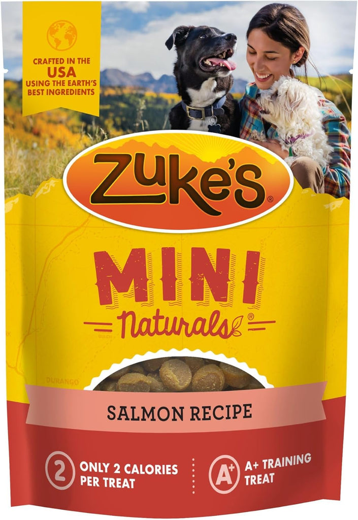 Zuke’s Mini Naturals Soft Salmon Dog Treats for Training, 6-oz Bag My Store