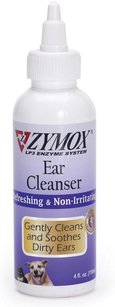 Zymox Ear Cleanser Solution for Dogs and Cats, Gentle, 4oz My Store